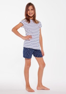 PIŻAMA GIRL YOUNG 246/103 MARINE KR