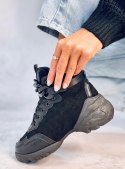 Buty sportowe z odpinanym łańcuchem PERI BLACK