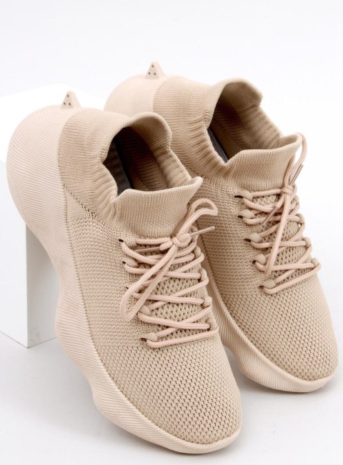 Skarpetkowe buty sportowe DESIRE KHAKI Skarpetkowe buty sportowe DESIRE KHAKI