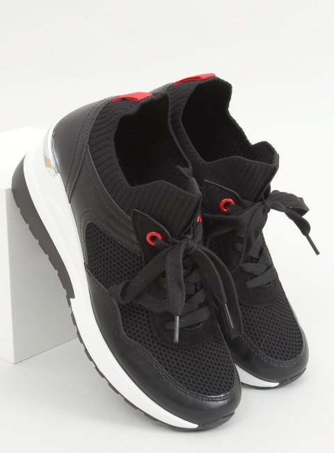 Sneakersy na koturnie FENIX BLACK Sneakersy na koturnie FENIX BLACK