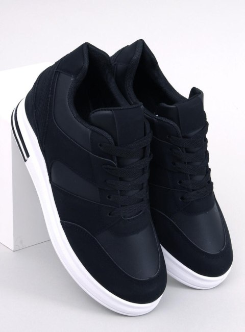 Sneakersy na koturnie RINNO BLACK Sneakersy na koturnie RINNO BLACK