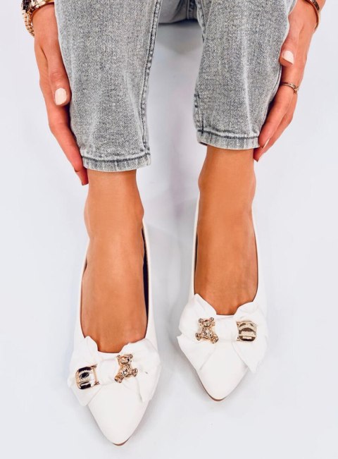 Baleriny z misiem BONNIES WHITE Baleriny z misiem BONNIES WHITE