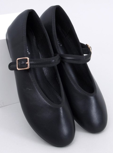 Baleriny z paseczkiem ROTARO BLACK Baleriny z paseczkiem ROTARO BLACK