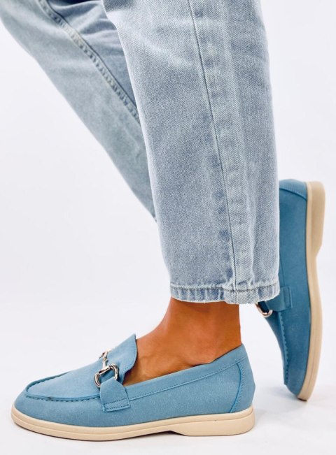 Mokasyny damskie MILVA BLUE Mokasyny damskie MILVA BLUE