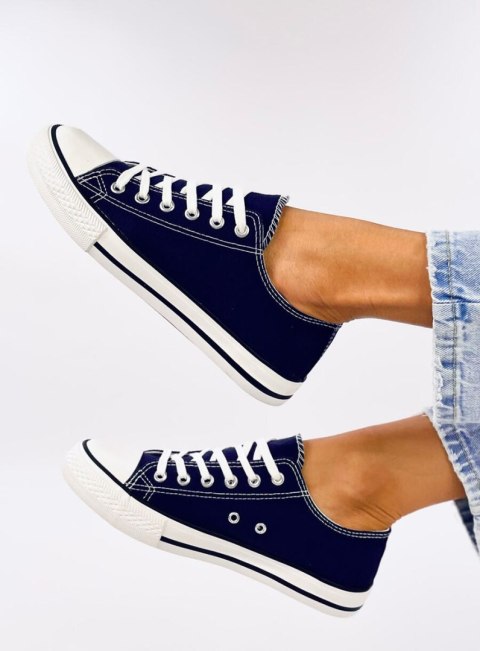 Trampki damskie klasyczne BASIC D.BLUE / NAVY Trampki damskie klasyczne BASIC D.BLUE / NAVY
