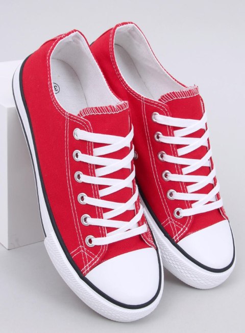 Trampki damskie klasyczne BASIC RED Trampki damskie klasyczne BASIC RED