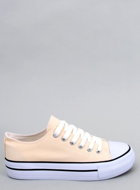 Trampki damskie klasyczne FARGIS BEIGE Trampki damskie klasyczne FARGIS BEIGE