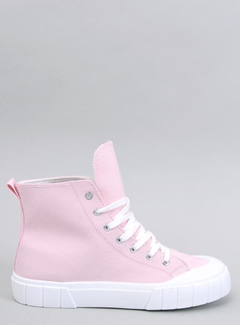 Trampki płócienne za kostkę ROGERS PINK Trampki płócienne za kostkę ROGERS PINK