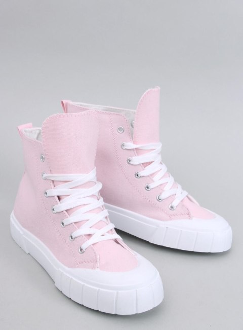 Trampki płócienne za kostkę ROGERS PINK Trampki płócienne za kostkę ROGERS PINK