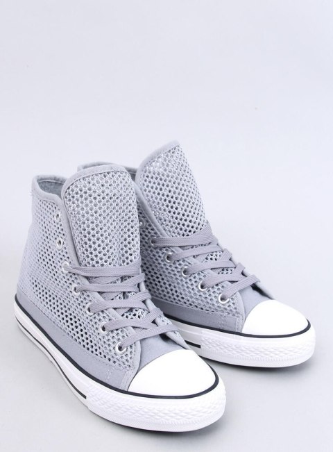Ażurowe trampki za kostkę MOUSSE GREY Ażurowe trampki za kostkę MOUSSE GREY