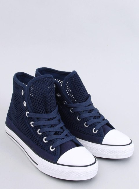 Ażurowe trampki za kostkę MOUSSE NAVY Ażurowe trampki za kostkę MOUSSE NAVY
