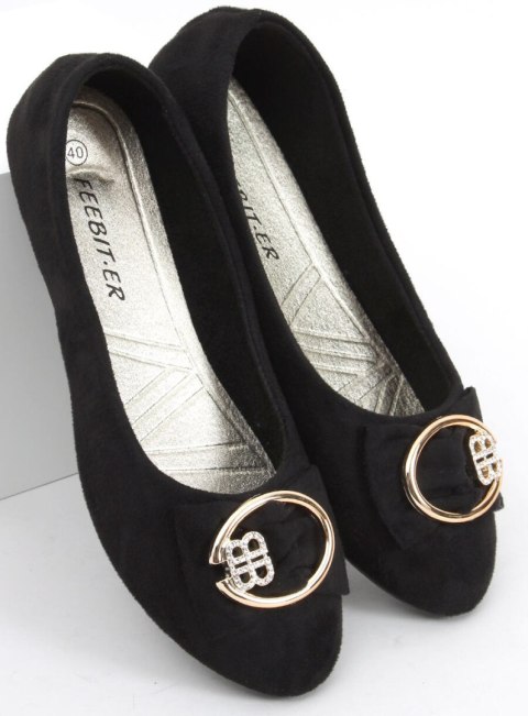 Baleriny damskie GAURI BLACK Baleriny damskie GAURI BLACK