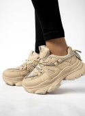 Sneakersy damskie na platformie LANCASIS KHAKI