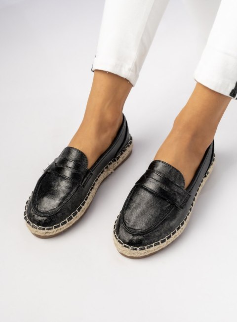Damskie Mokasyny - Black LUMI BLACK Damskie Mokasyny - Black LUMI BLACK