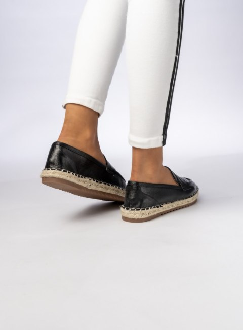 Damskie Mokasyny - Black LUMI BLACK Damskie Mokasyny - Black LUMI BLACK