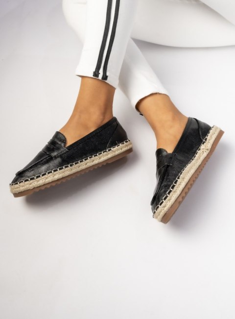 Damskie Mokasyny - Black LUMI BLACK Damskie Mokasyny - Black LUMI BLACK