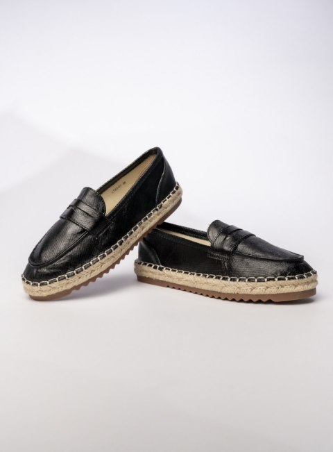 Damskie Mokasyny - Black LUMI BLACK Damskie Mokasyny - Black LUMI BLACK