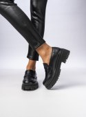Damskie Mokasyny - Czarne RIVIA NERO