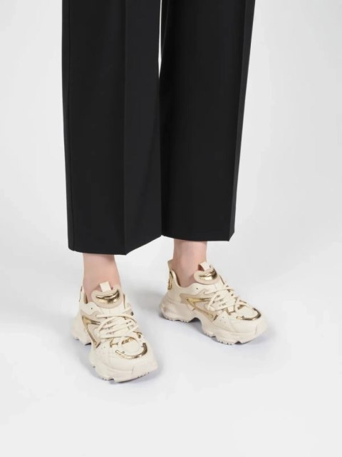 Damskie Sneakersy LUMORA BEIGE Damskie Sneakersy LUMORA BEIGE