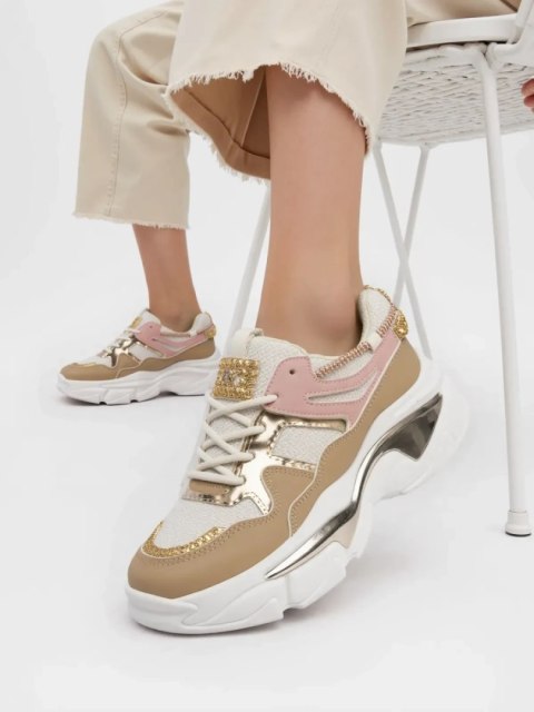 Damskie Sneakersy LUNA BEIGE Damskie Sneakersy LUNA BEIGE