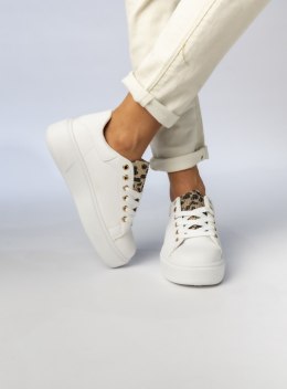Damskie Sneakersy SAVANNAH WHITE/LEOPARD