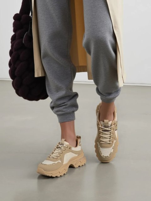 Damskie Sneakersy SOLARA KHAKI Damskie Sneakersy SOLARA KHAKI