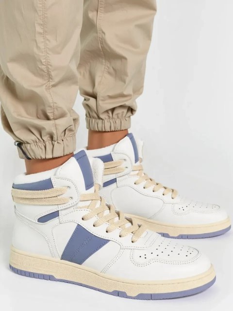 Damskie Sneakersy Wysokie RUBIO BLUE Damskie Sneakersy Wysokie RUBIO BLUE