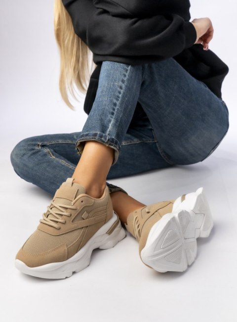 Damskie Sneakersy ZIRANA KHAKI Damskie Sneakersy ZIRANA KHAKI