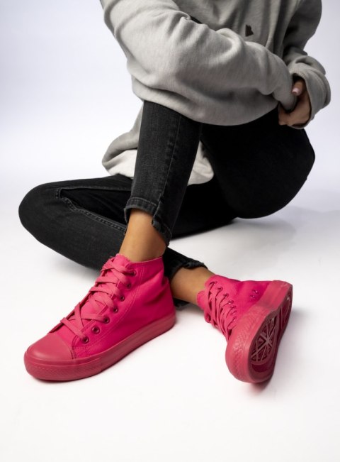 Damskie Trampki SOLIS FUSHIA Damskie Trampki SOLIS FUSHIA
