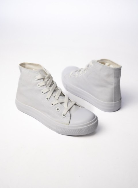 Damskie Trampki SOLIS WHITE Damskie Trampki SOLIS WHITE