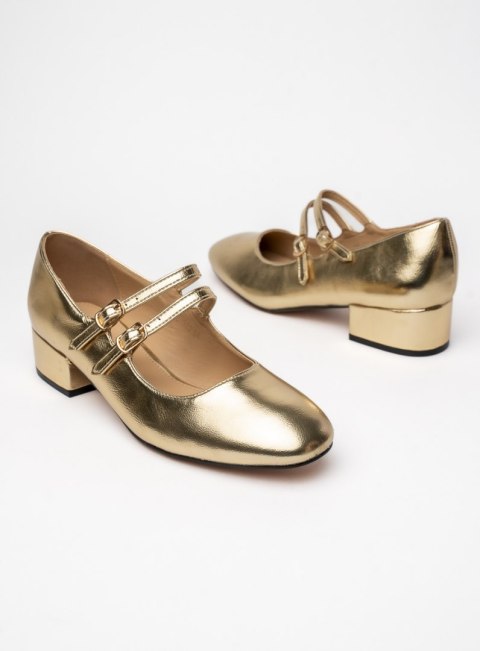 Damskie Baleriny SELVIA - GOLD Damskie Baleriny SELVIA - GOLD