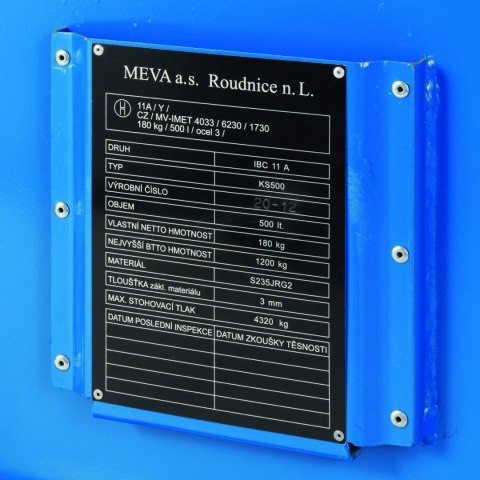 Metalowy atestowany kontener kwasoodporny skrzynia na akumulatory 120x100x91cm 500L Metalowy atestowany kontener kwasoodporny skrzynia na akumulatory 120x100x91cm 500L