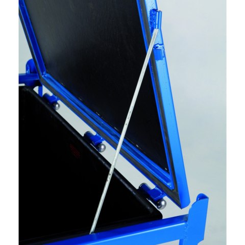Metalowy atestowany kontener kwasoodporny skrzynia na akumulatory 120x100x91cm 500L Metalowy atestowany kontener kwasoodporny skrzynia na akumulatory 120x100x91cm 500L