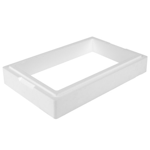 Ring powiększający do termoboxu pudełka termicznego ze stryropianu 580x380x90mm Arpack Ring powiększający do termoboxu pudełka termicznego ze stryropianu 580x380x90mm Arpack