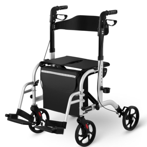 Balkonik chodzik rehabilitacyjny 2w1 z funkcją wózka składany z torbą do 136kg Balkonik chodzik rehabilitacyjny 2w1 z funkcją wózka składany z torbą do 136kg