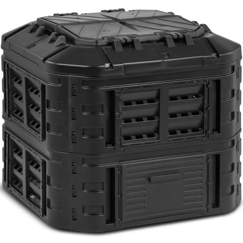 Kompostownik modułowy do ogrodu na odpadki organiczne 90 x 90 x 80 cm 600 l Kompostownik modułowy do ogrodu na odpadki organiczne 90 x 90 x 80 cm 600 l