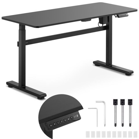 Biurko eletryczne z regulacją wysokości wys. 73-118 cm blat 140x60 cm Biurko eletryczne z regulacją wysokości wys. 73-118 cm blat 140x60 cm