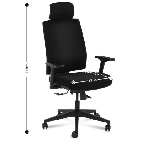 Krzesło fotel biurowy ergonomiczny obrotowy z zagłówkiem maks. 200 kg Krzesło fotel biurowy ergonomiczny obrotowy z zagłówkiem maks. 200 kg