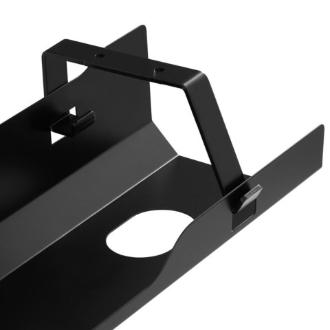 Półka maskownica organizer na kable pod biurko 600x135x108 mm CZARNA Półka maskownica organizer na kable pod biurko 600x135x108 mm CZARNA