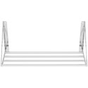 Półka ścienna składana ze stali nierdzewnej do 40 kg 80 x 30 cm