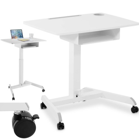 Stolik stojak pod laptopa odchylany regulowany z półką 80 x 56 cm 760 - 1130 mm Stolik stojak pod laptopa odchylany regulowany z półką 80 x 56 cm 760 - 1130 mm