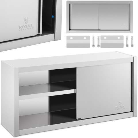 Szafa ścienna gastronomiczna z drzwiami przesuwanymi STAL 120 x 45 x 60 cm Szafa ścienna gastronomiczna z drzwiami przesuwanymi STAL 120 x 45 x 60 cm