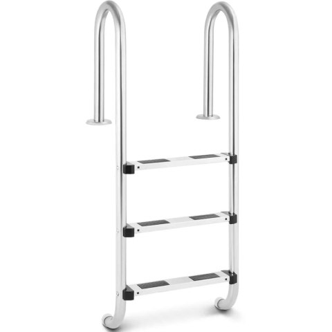 Drabinka do basenu ze stali nierdzewnej 3 stopnie 1320 mm Drabinka do basenu ze stali nierdzewnej 3 stopnie 1320 mm