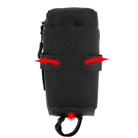 Mała torba rowerowa pod siodełko 0.6 l czarny Mała torba rowerowa pod siodełko 0.6 l czarny