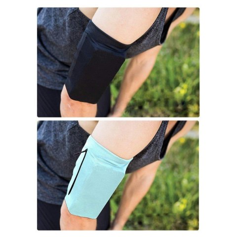 Opaska na ramię do biegania ćwiczeń fitness armband M różowa Opaska na ramię do biegania ćwiczeń fitness armband M różowa