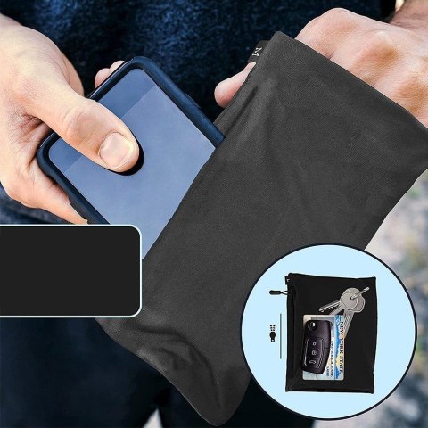 Opaska na ramię do biegania ćwiczeń fitness armband S granatowa Opaska na ramię do biegania ćwiczeń fitness armband S granatowa
