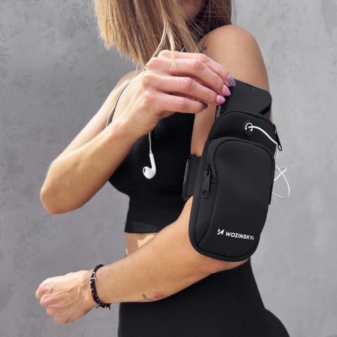 Opaska na telefon do biegania armband niebieska Opaska na telefon do biegania armband niebieska