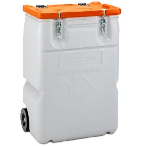 Pojemnik na odpady niebezpieczne MOBIL BOX 170L - pomarańczowy Pojemnik na odpady niebezpieczne MOBIL BOX 170L - pomarańczowy