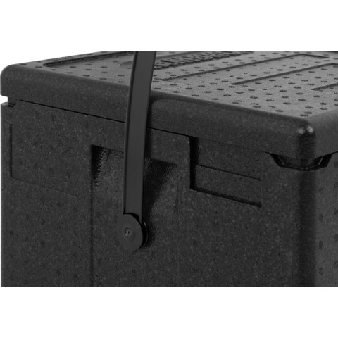 Pojemnik termobox EPP CAMBRO do transportu pizzy 8 pudełek 33x33x4cm pasek czarny Pojemnik termobox EPP CAMBRO do transportu pizzy 8 pudełek 33x33x4cm pasek czarny