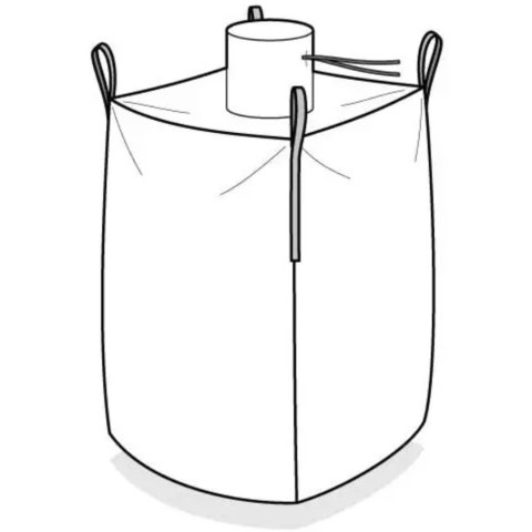 Worek BIG BAG z rękawem testowany certyfikat 90x90x130cm 1000kg Worek BIG BAG z rękawem testowany certyfikat 90x90x130cm 1000kg